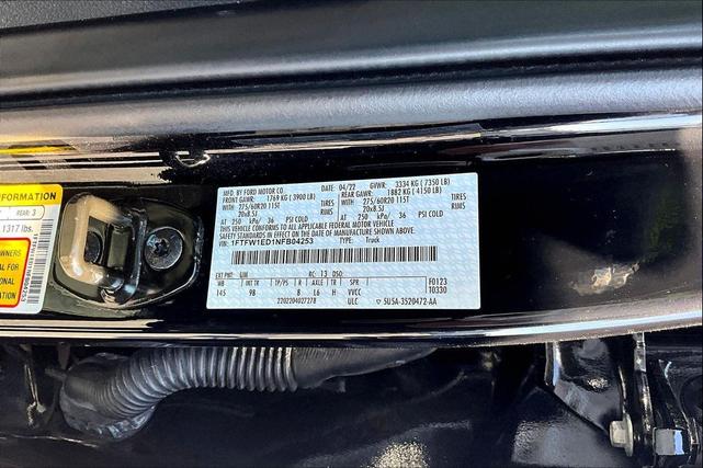 Photo of 2022 Agate Black Metallic Ford F-150