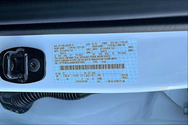 Photo of 2025 OXFORD WHITE Ford F-150
