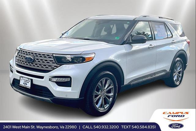 Photo of 2022 Star White Metallic Tri-Coat Ford Explorer