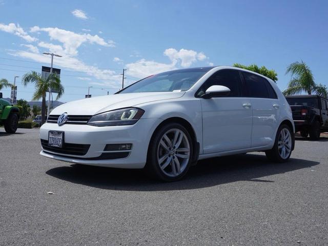 Photo of 2015 Pure White Volkswagen Golf