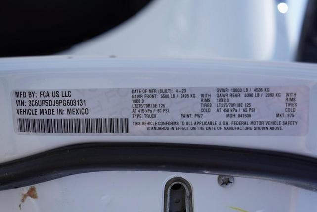 Photo of 2023 Bright White Clearcoat RAM 2500