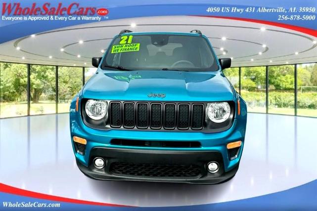 Photo of 2021 Teal Jeep Renegade