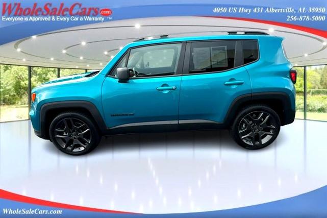 Photo of 2021 Teal Jeep Renegade