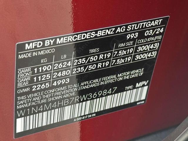 Photo of 2024 Red Metallic Mercedes-Benz GLB 250