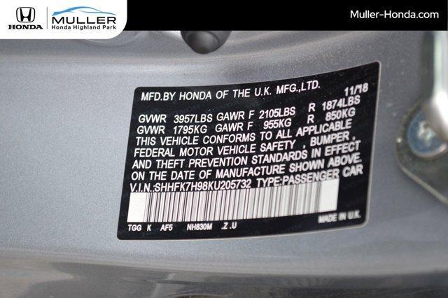 Photo of 2019 Lunar Silver Metallic Honda Civic
