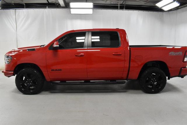 Photo of 2020 Flame Red Clearcoat RAM 1500