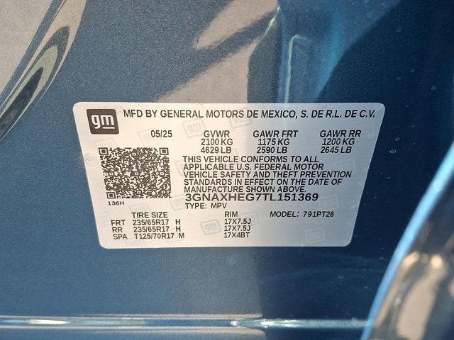 Photo of 2026 Lakeshore Blue Metallic Chevrolet Equinox