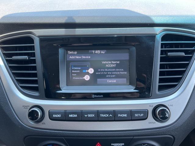 Photo of 2018 Frost White Pearl Hyundai Accent
