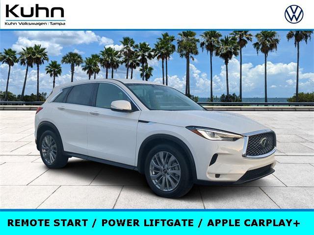 Photo of 2025 Lunar White INFINITI QX50