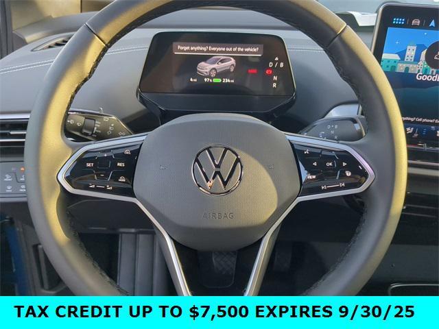 Photo of 2025 Mountain Lake Blue Metallic/Black Roof Volkswagen ID.4