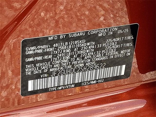 Photo of 2025 Pearl Subaru Crosstrek