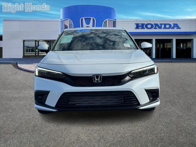 Photo of 2022 Platinum White Pearl Honda Civic