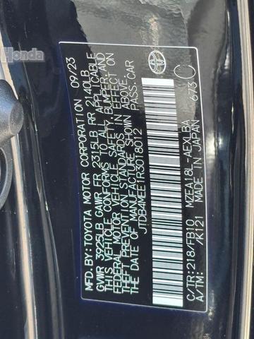 Photo of 2024 Midnight Black Metallic Toyota Corolla