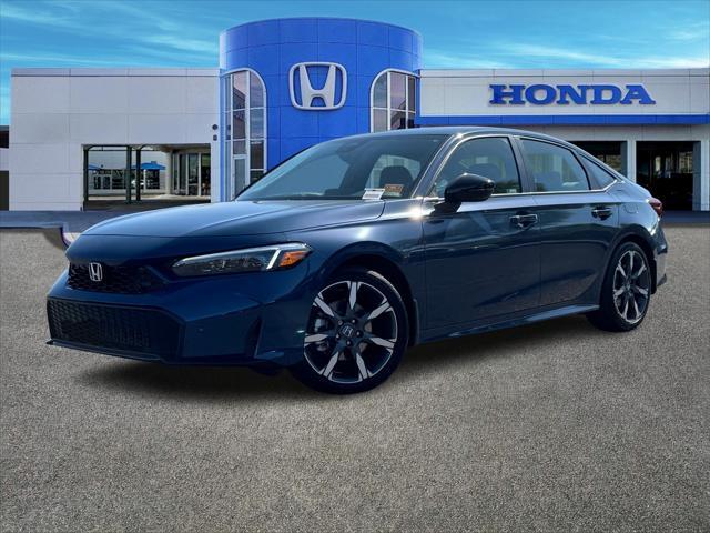 Photo of 2025 Boost Blue Pearl Honda Civic Hybrid