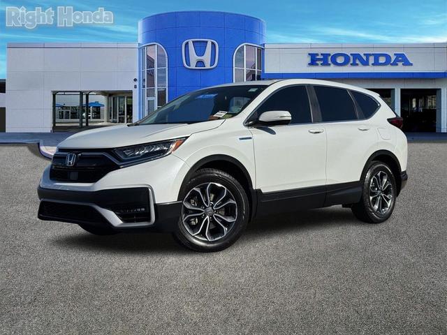 Photo of 2021 Platinum White Pearl Honda CR-V Hybrid