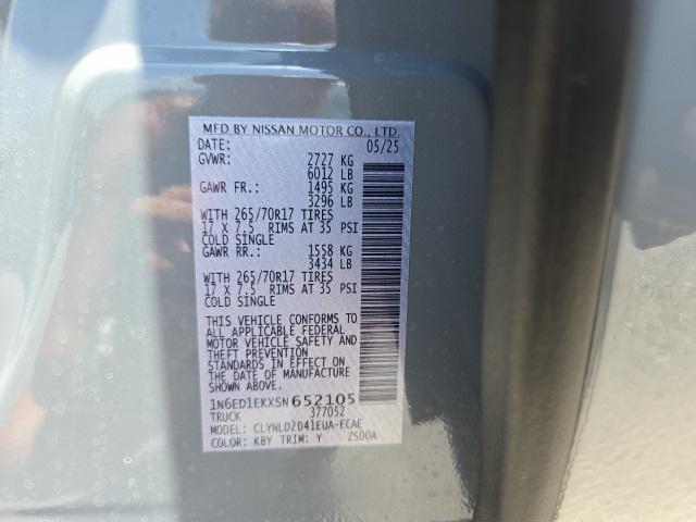 Photo of 2025 Boulder Gray Pearl Nissan Frontier