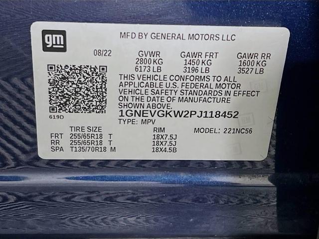 Photo of 2023 Northsky Blue Metallic Chevrolet Traverse