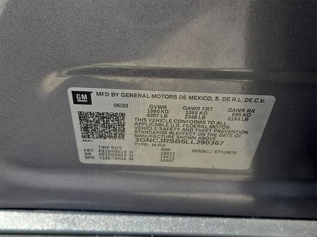 Photo of 2020 Satin Steel Metallic Chevrolet Trax