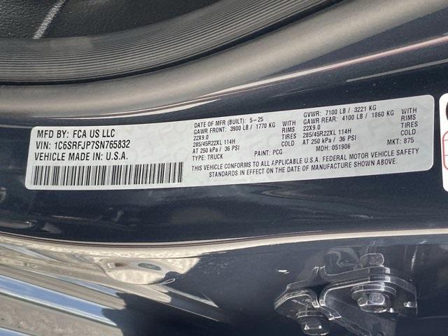 Photo of 2025 Blue Metallic RAM 1500