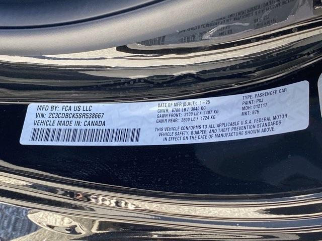 Photo of 2025 Diamond Black Dodge Charger Daytona