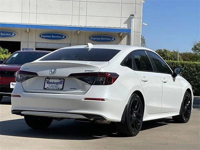 Photo of 2025 Platinum White Pearl Honda Civic Hybrid