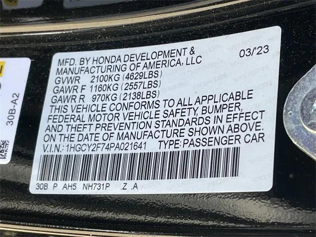 Photo of 2023 Crystal Black Pearl Honda Accord Hybrid