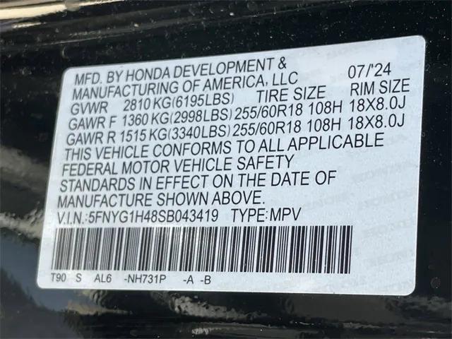 Photo of 2025 Crystal Black Pearl Honda Pilot
