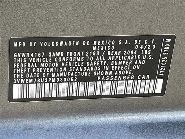Photo of 2023 Platinum Gray Volkswagen Jetta