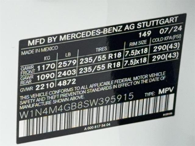 Photo of 2025 White Mercedes-Benz GLB 250