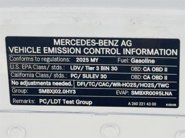 Photo of 2025 White Mercedes-Benz GLB 250