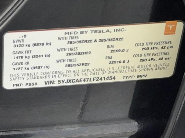 Photo of 2020 Solid Black Tesla Model X