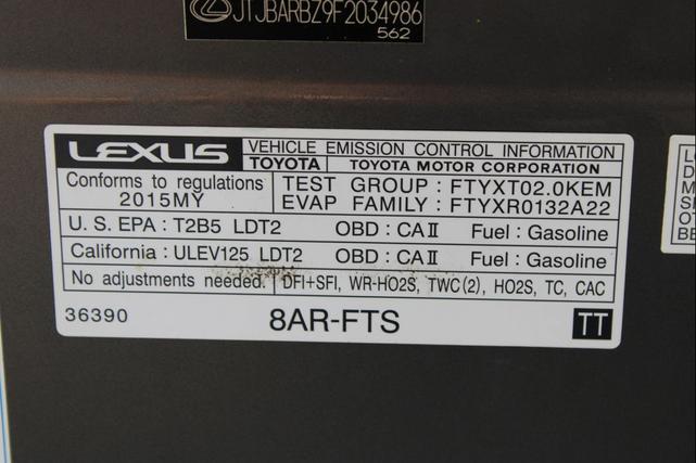 Photo of 2015 Nebula Gray Pearl Lexus NX 200t