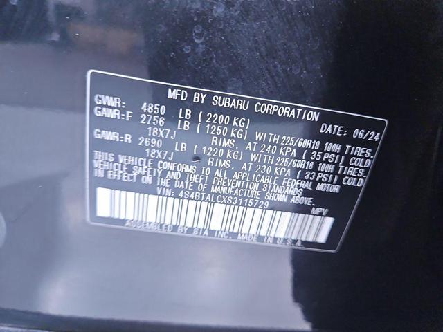 Photo of 2025 Crystal Black Silica Subaru Outback