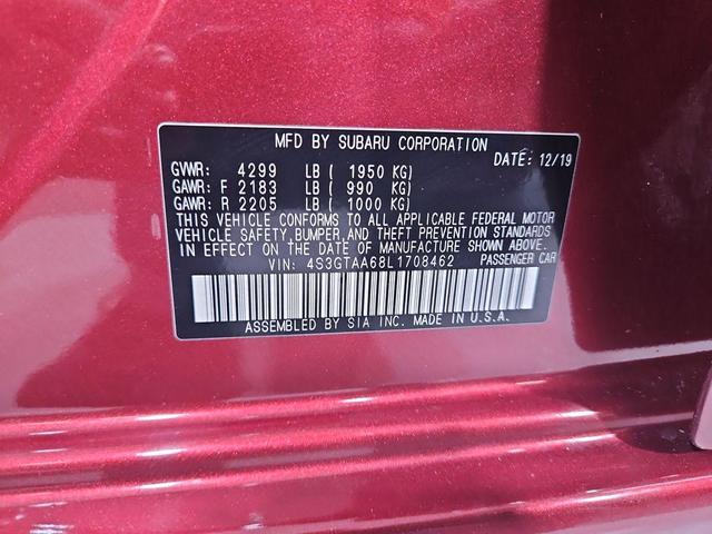 Photo of 2020 Crimson Red Pearl Subaru Impreza