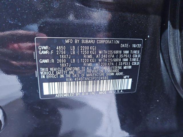 Photo of 2023 Crystal Black Silica Subaru Outback