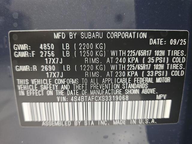 Photo of 2025 Cosmic Blue Pearl Subaru Outback