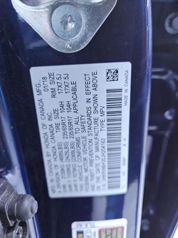 Photo of 2018 Obsidian Blue Honda CR-V