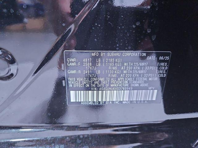 Photo of 2025 Crystal Black Silica Subaru Crosstrek
