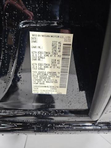 Photo of 2022 Black Nissan Frontier