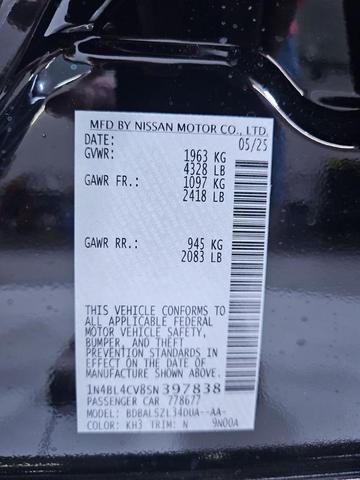 Photo of 2025 Black Nissan Altima