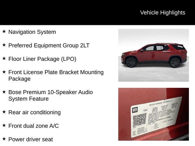 Photo of 2022 Cherry Red Tintcoat Chevrolet Traverse
