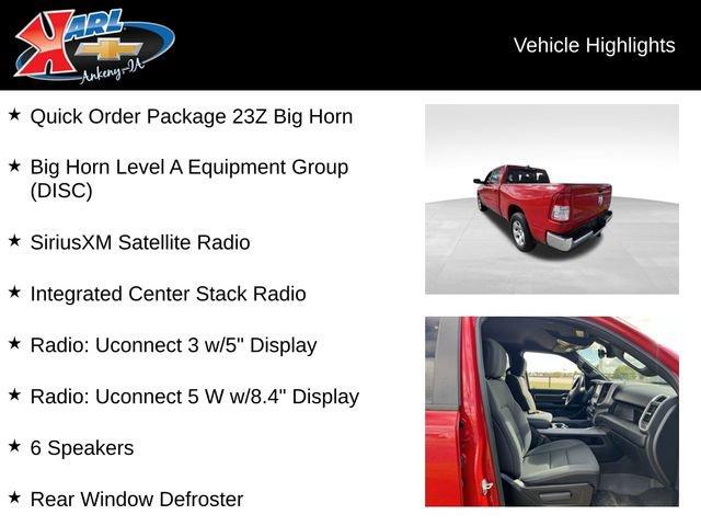 Photo of 2022 Flame Red Clearcoat RAM 1500