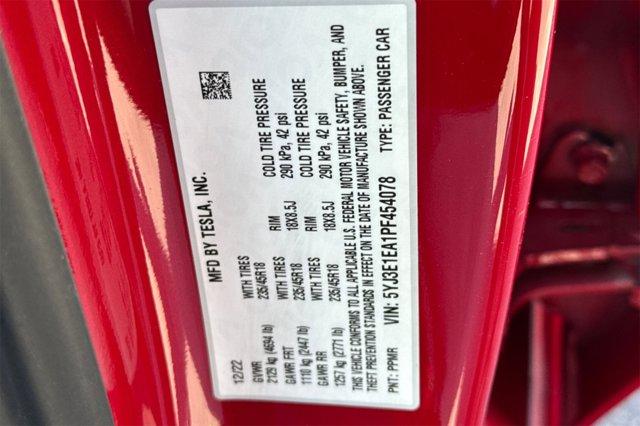 Photo of 2023 Red Multi-Coat Tesla Model 3