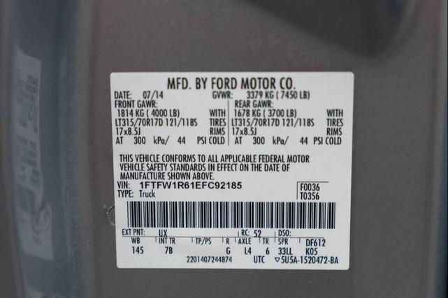 Photo of 2014 Ingot Silver Metallic Ford F-150