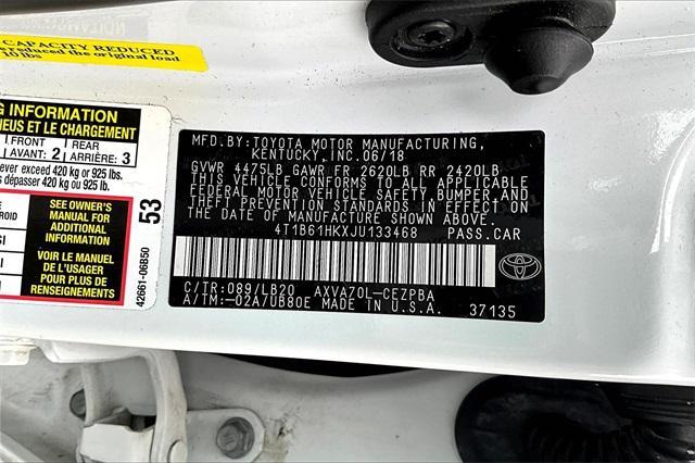 Photo of 2018 Wind Chill Pearl Toyota Camry
