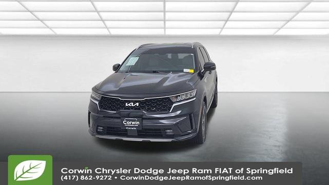 Photo of 2023 Aurora Black Kia Sorento Hybrid