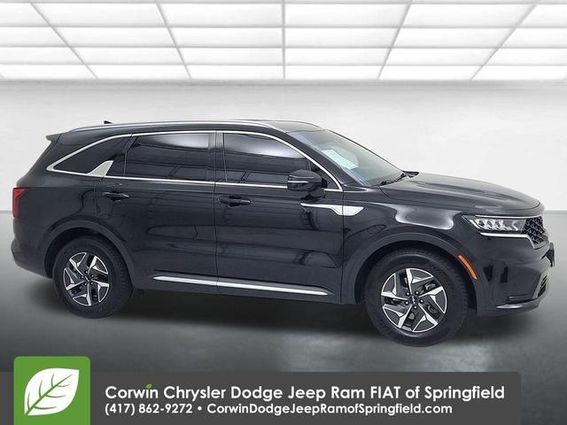 Photo of 2023 Aurora Black Kia Sorento Hybrid