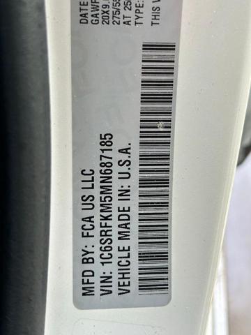 Photo of 2021 Ivory White RAM 1500