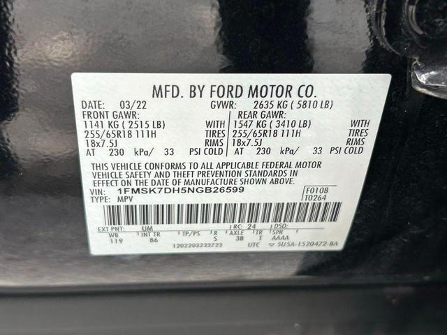 Photo of 2022 Black Metallic Ford Explorer