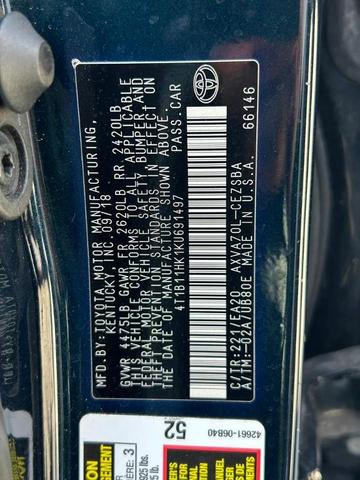 Photo of 2019 Dark Blue Toyota Camry